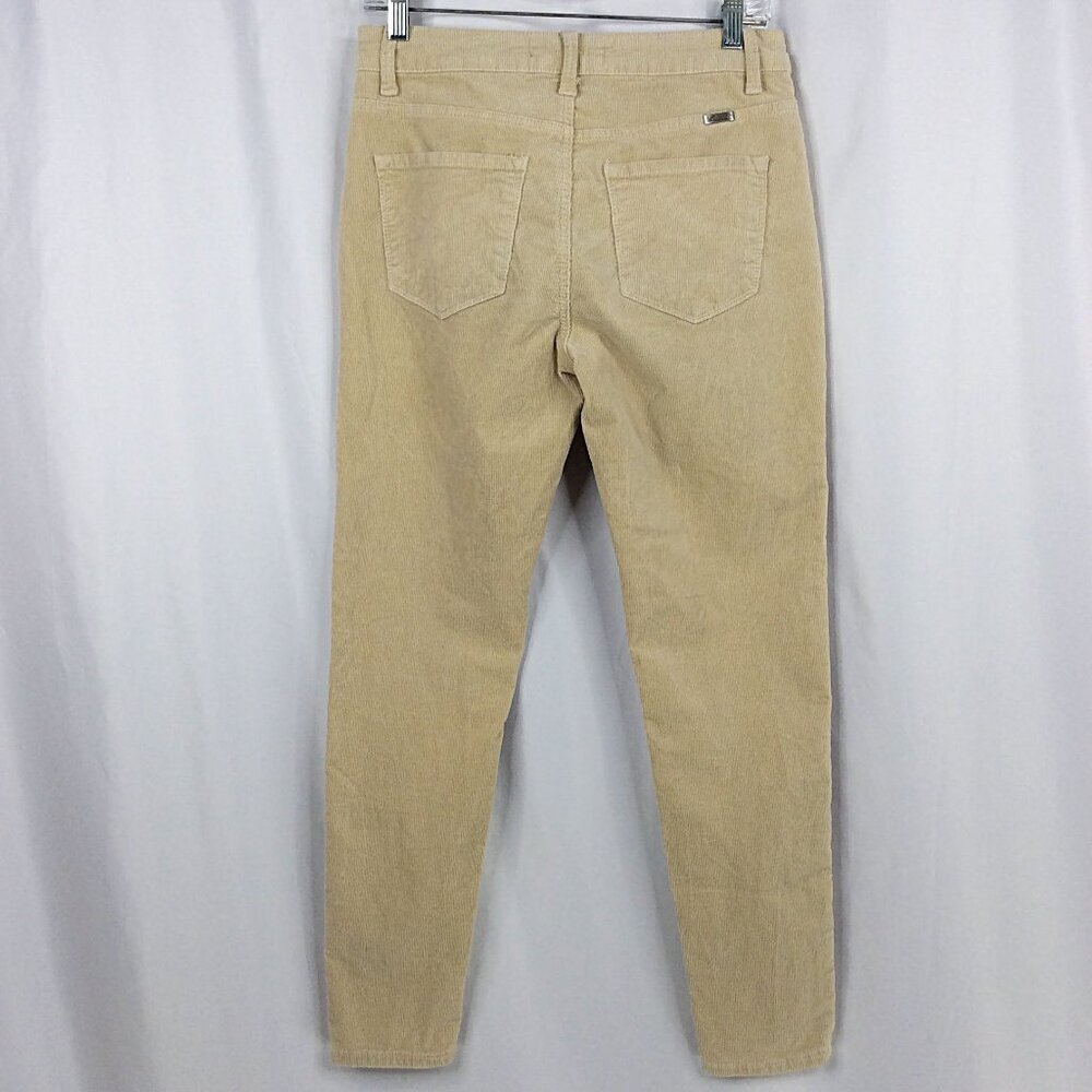 KanCan Lupe‎ High Rise Corduroy Pants Jeans Womens 9/28 Beige Ankle Crop - Picture 5 of 12